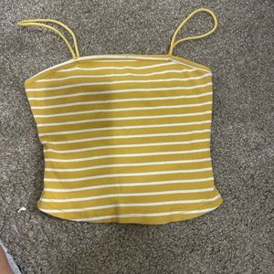 Striped cropped Cami